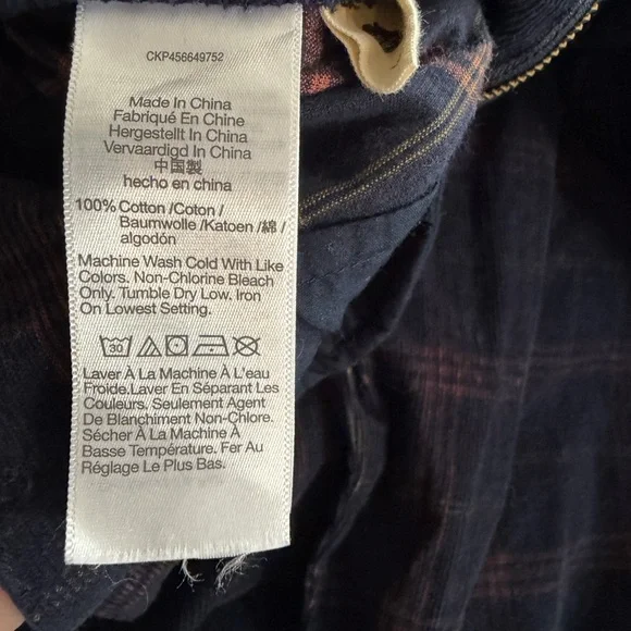 Madewell Corduroy Pleated Wide-Leg Pants in Windowpane - Blue Multi Plaid - Picture 10 of 11